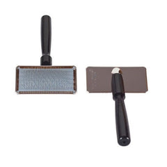 All Systems Slicker Brush Medium close-up of bristle pad for gentle undercoat removal.