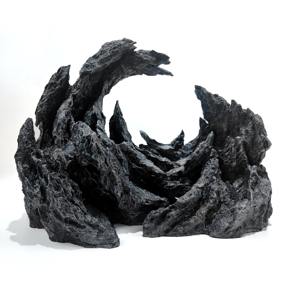 Allcolor perched canyon rocks in tank decoration for dramatic depth and natural feel