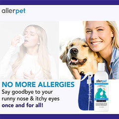 Allerpet formula includes green tea and chamomile for skin conditioning