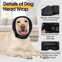 Allroaring dog ear covers breathable fabric comfortable during grooming