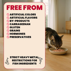 Almo Nature HQS-packaging-12-pouches highlights grain-free complete formula.