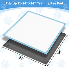 ALOOF Pee Pad Holder foldable-storage view highlights portable, space-saving training setup