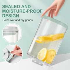 Aloxina kibble jar with wide mouth makes scooping easy.