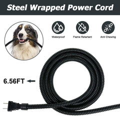 Alpcouts large-capacity-108oz bowl suits households with multiple outdoor pets.
