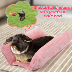 Alphatool Soft Bunny Bed center sponge adds warmth and loft for comfy naps