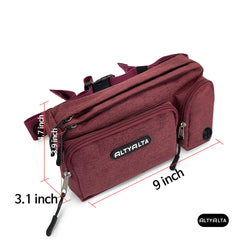 ALTYALTA EZ Dog Walking Fanny Pack poop bag dispenser enabling easy cleanup.