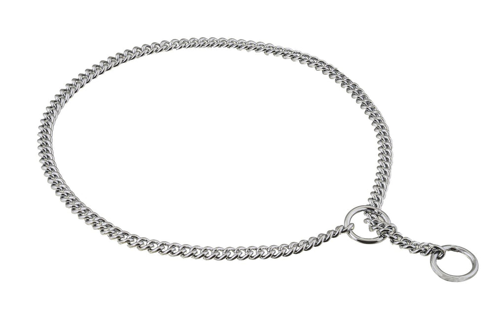 Alvalley slip-curve show collar black closeup—elegant finish for show-ready styling.
