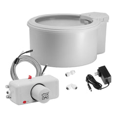 Always Full 7 Inch bowl wall unit assembly ensures steady hydration for pets