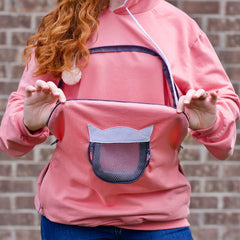 ALYC hoodie cat ears hood detail emphasizes cute design and snug fit