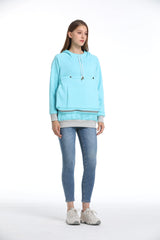 ALYC Pet Pouch Sweatshirt side angle showing pocket and fits