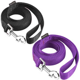 AMAGOOD 6ft dog leash pack in black shows durable design for daily walks.