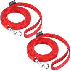 AMAGOOD cat leash red 6ft with easy clip for secure outdoor walks