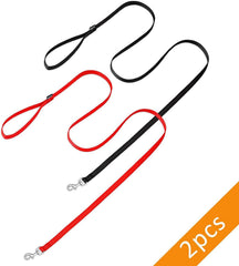AMAGOOD 6ft dog leash in red highlighting visibility during walks