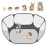 Amakunft small animal playpen pop-up frame ready for quick outdoor setup.