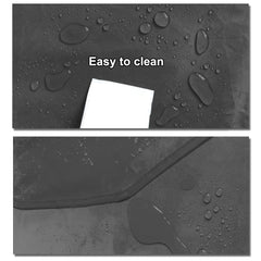 Amakunft waterproof hexagon playpen mat leaf-inspired surface beads liquids for easy cleanup.