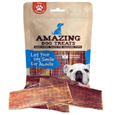 Amazing Dog Treats beef gullet 5-6 inch pack offers a long-lasting, protein-rich chew for dogs.