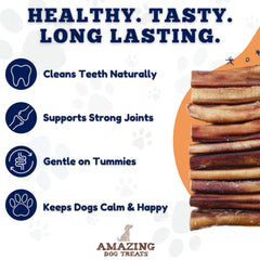 Amazing Dog Treats bulk-pack label highlighting no chemicals or additives.
