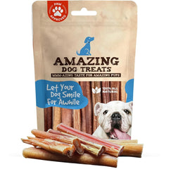 Amazing Dog Treats bully stick 4-6 inch for longer chews supporting dental health