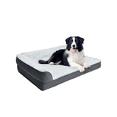 Amazon Basics washable L-shaped dog bed with foam support for comfortable joints.