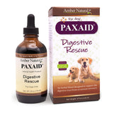 Amber NaturalZ Paxaid dog bottle front for occasional upset support.