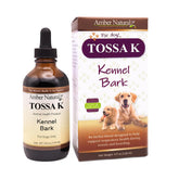 Amber NaturalZ Tossa K Kennel Bark bottle-dropper enables easy administration for travel