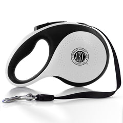 American Kennel Club retractable leash extended 16.4ft for freedom with reliable control on walks.