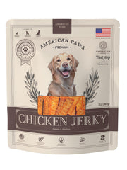 American Paws grain-free jerky for dogs with sensitive stomachs.