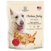 American Paws chicken jerky dog treats bag with resealable packaging for freshness