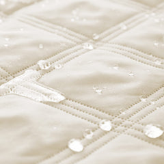 Ameritex anti-slip back dog blanket keeps cover in place on furniture.