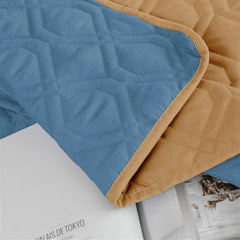Ameritex dog bed cover reversible colors display two styling options.