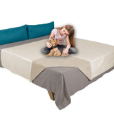 Ameritex Pet Bed Blanket waterproof close-up showing protective layer against spills