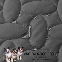 Ameritex Pet Bed Cover dark grey pattern blends with decor