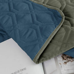 Ameritex reversible cover shows two colors for décor coordination