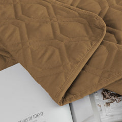 Ameritex soft microfiber couch protector provides cozy, pet-friendly protection.