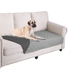 Ameritex waterproof dog bed cover closeup, showing premium fabric and spill protection.