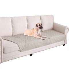 Ameritex waterproof dog bed cover front view protects furniture from spills and pet messes