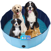 AMGSH foldable whelping box for dog pool use