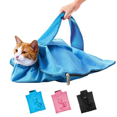 Amkune Cat Carrier Pouch in sky blue offering gentle transport and cozy travel.