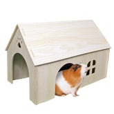 Amonk Guinea Pig Hideout with two doors and a window for easy access and natural light