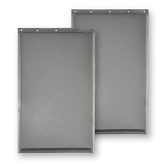 AMZOO dog door flap weather-resistant closeup showing durable seal for drafts