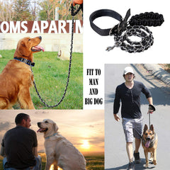 AncBace heavy-duty outdoor leash ideal for large, energetic dogs during walks.