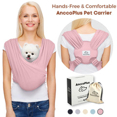AnccoPlus back view sling pink — secure ergonomic daily wear.