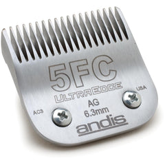 Andis 64122 UltraEdge 5FC blade close-up for precise, snag-free pet grooming.