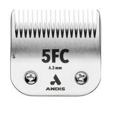 Andis 72630 Ultra Edge close-up blade showing durable stainless steel for precise trims.