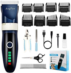 ANGFAN dog clippers professional closeup for precise grooming.