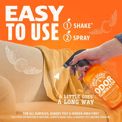 ANGRY ORANGE natural orange oil close-up highlights citrus-powered scent and freshness