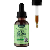 Animal Essentials Liver Defense bottle label highlights herbal liver support