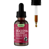 Animal Essentials seasonal allergy bottle dispense shows easy-dose action for pets.
