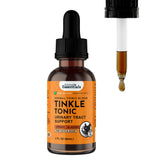 Animal Essentials Tinkle Tonic bottle label—natural urinary support for pets.