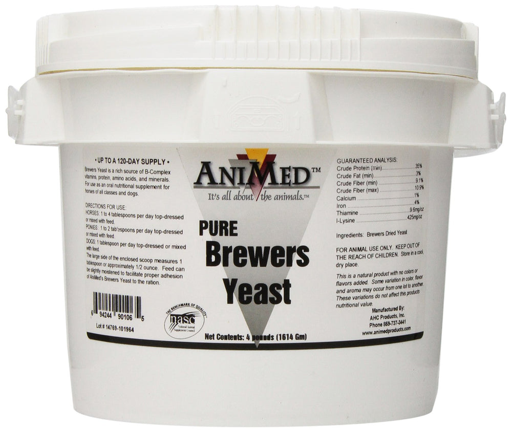 ANIMED Horse Brewers Yeast Supplement bag for daily energy and digestion support.